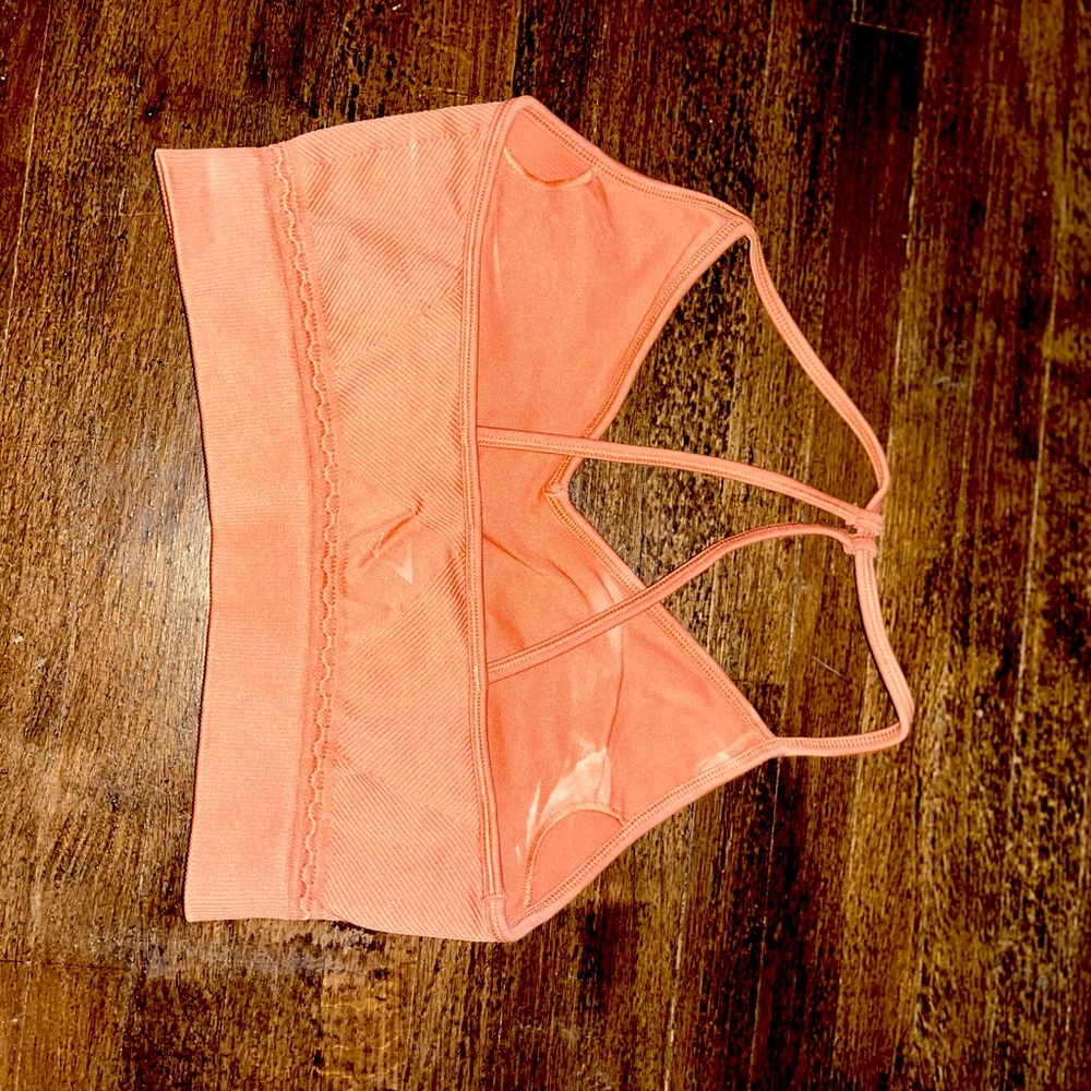 Gymshark cropped tank orange